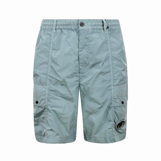 [C.P. Company] Bermuda Cargo In Chrome - RTrousers & ShortsC.P. CompanyDPUS Designer Outlet7622792789180Silver Blue46[C.P. Company] Bermuda Cargo In Chrome - R