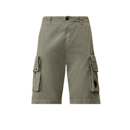 [C.P. Company] Bermuda In Cotton GabardineTrousers & ShortsC.P. CompanyDPUS Designer Outlet7622792716568Silver Blue46[C.P. Company] Bermuda In Cotton Gabardine