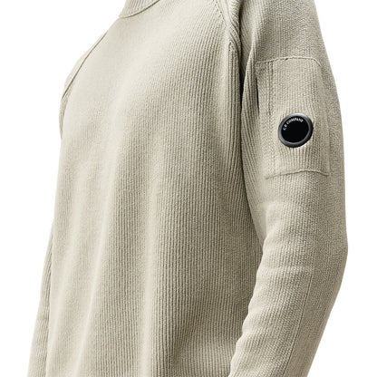[C.P. Company] Chenille Cotton Crewneck KnitKnitwearC.P. CompanyDPUS Designer Outlet21CMKN196A-005558G-936-S7622792934269Flint GreyS[C.P. Company] Chenille Cotton Crewneck Knit