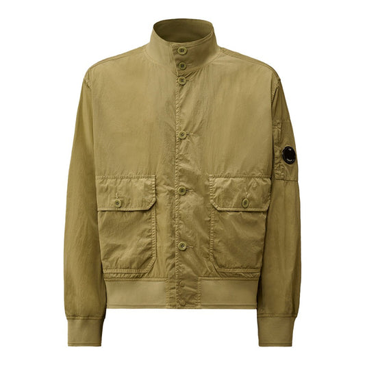 [C.P. Company] Chrome - R Button Bomber JacketCoats & JacketsC.P. CompanyDPUS Designer Outlet7622792611757Moss GrayS[C.P. Company] Chrome - R Button Bomber Jacket