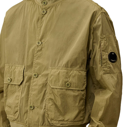 [C.P. Company] Chrome - R Button Bomber JacketCoats & JacketsC.P. CompanyDPUS Designer Outlet7622792611757Moss GrayS[C.P. Company] Chrome - R Button Bomber Jacket