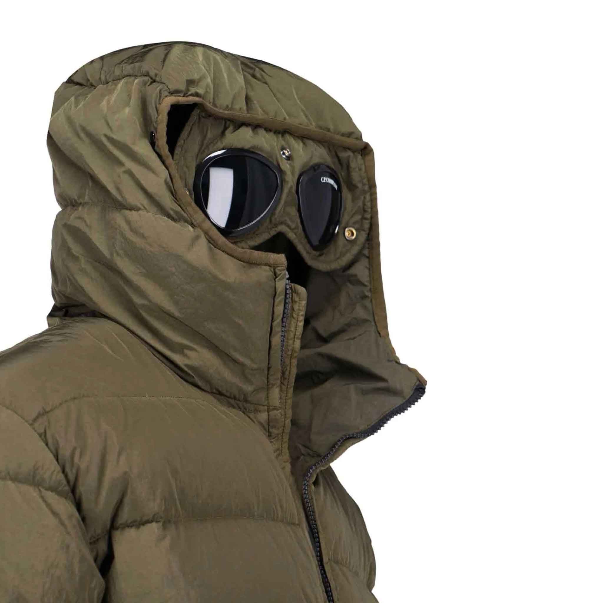 C.P. Company Chrome - R Goggle Down Jacket in Ivy GreenCoats & JacketsC.P. CompanyDPUS Designer Outlet7620943890617SC.P. Company Chrome - R Goggle Down Jacket in Ivy Green