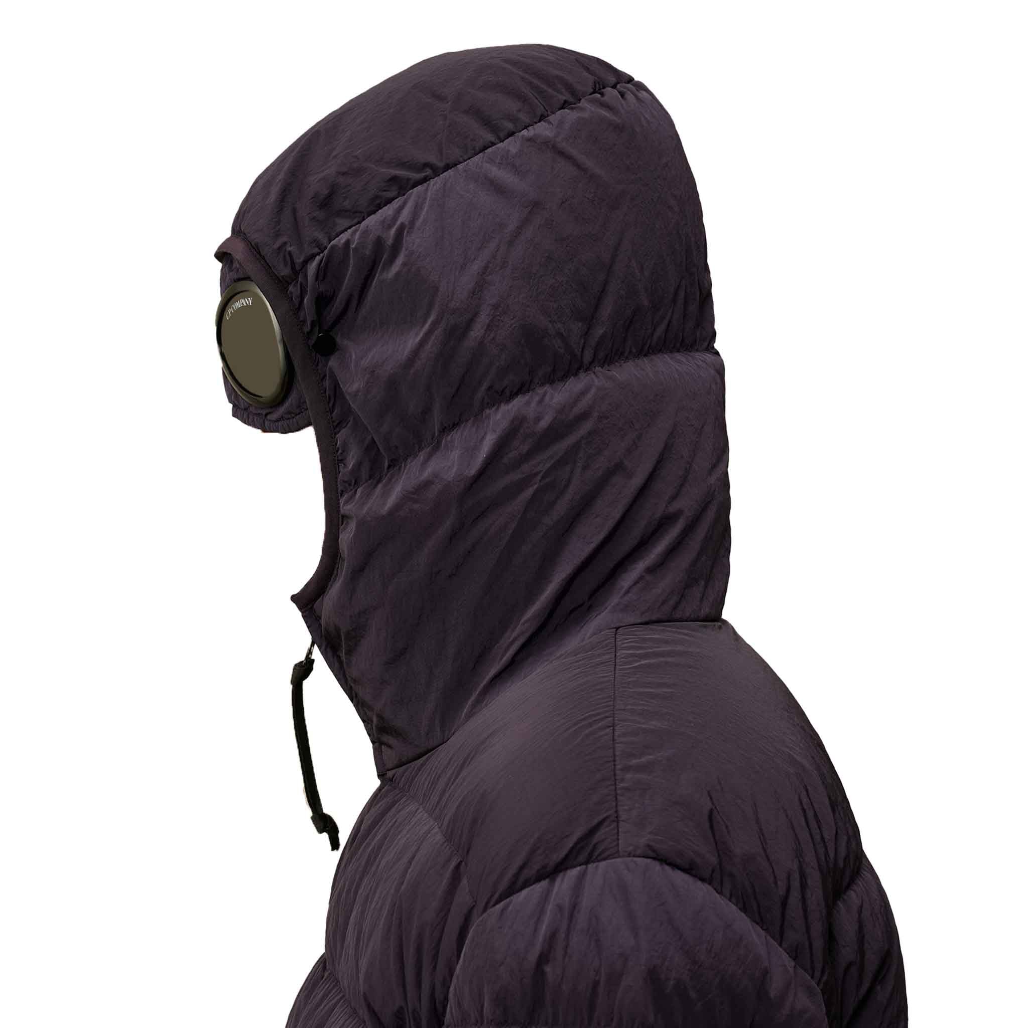 C.P. Company Chrome - R Goggle Down Jacket in Nightshade - PurpleCoats & JacketsC.P. CompanyDPUS Designer Outlet7620943890822SC.P. Company Chrome - R Goggle Down Jacket in Nightshade - Purple