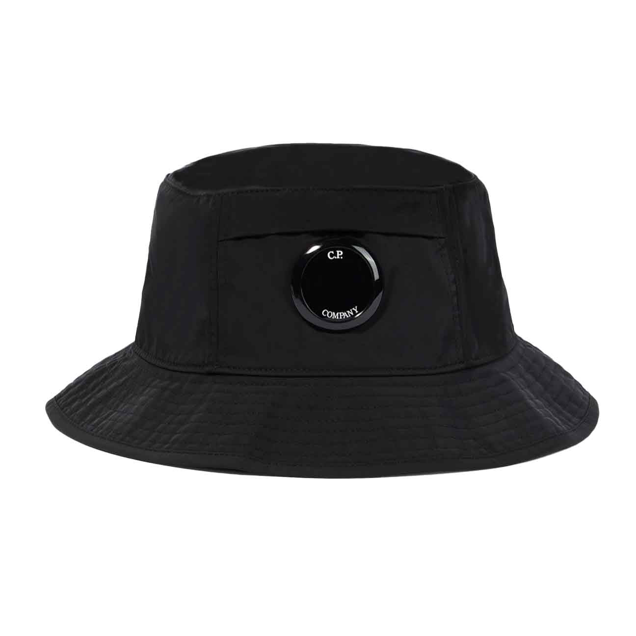 C.P. Company Chrome - R Lens Bucket Hat in BlackHatsC.P. CompanyDPUS7620943697612MC.P. Company Chrome - R Lens Bucket Hat in Black