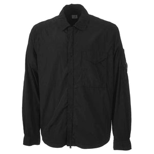 C.P. Company Chrome - R Overshirt in BlackOvershirtC.P. CompanyDPUS Designer OutletXSC.P. Company Chrome - R Overshirt in Black