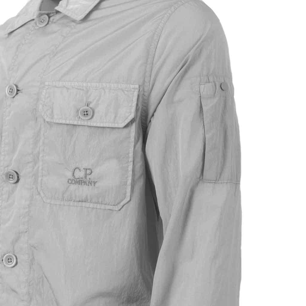 C.P. Company Chrome-R Overshirt in Drizzle Grey