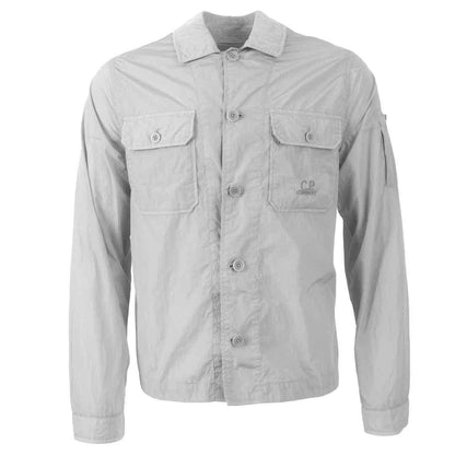 C.P. Company Chrome-R Overshirt in Drizzle Grey