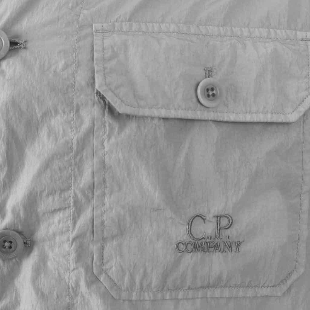 C.P. Company Chrome-R Overshirt in Drizzle Grey