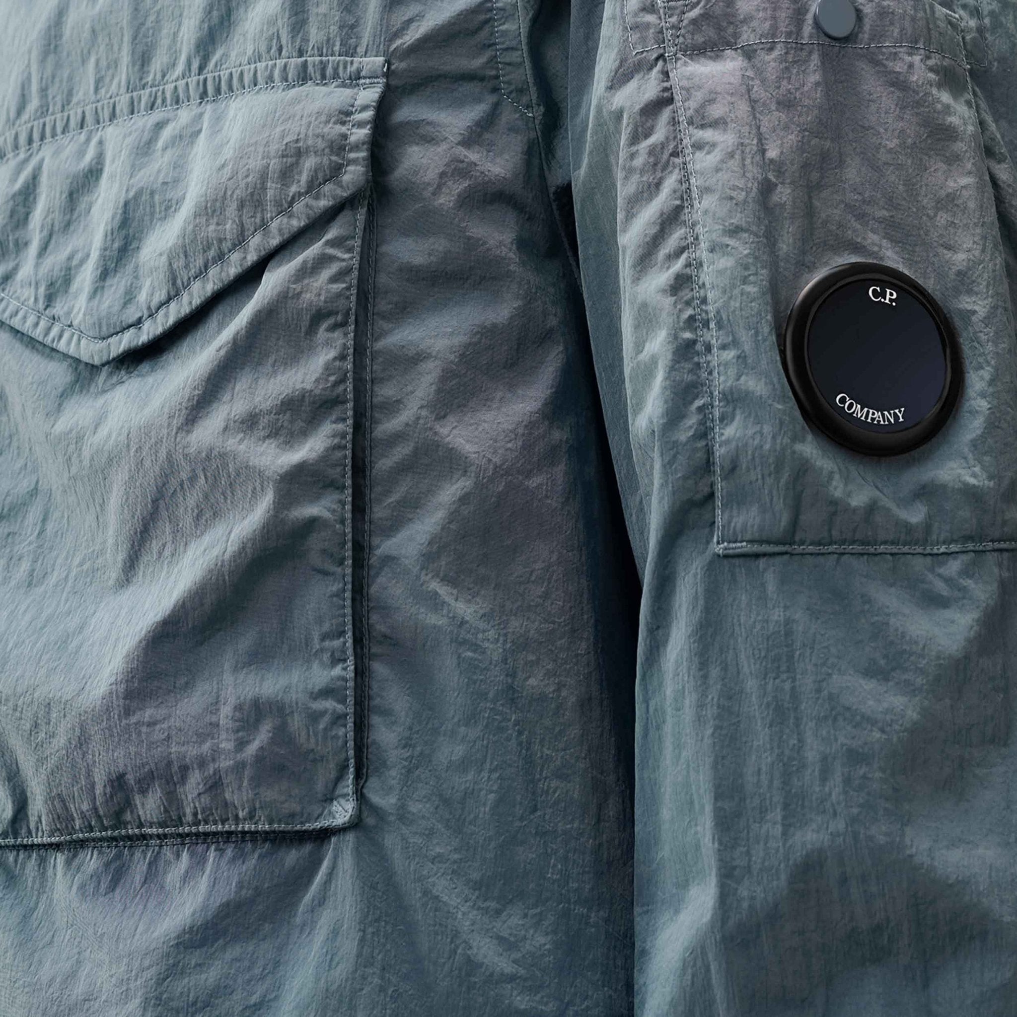 C.P. Company Chrome-R Overshirt in Stormy Weather- Blue – DPUS