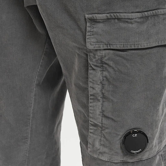 [C.P. Company] Corduroy Lens Cargos in GunmetalTrousersC.P. CompanyDPUS Designer Outlet762279243578046[C.P. Company] Corduroy Lens Cargos in Gunmetal