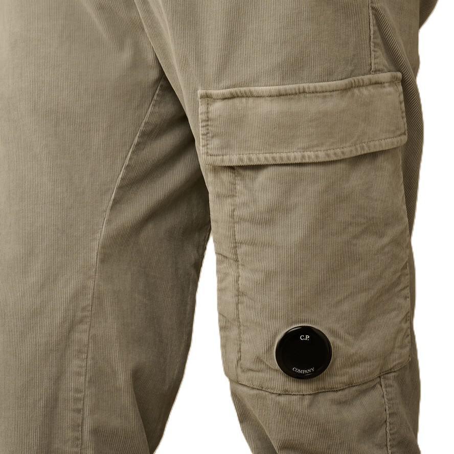C.P. Company Corduroy Lens Cargos in London FogTrousersC.P. CompanyDPUS Designer Outlet762279234884446C.P. Company Corduroy Lens Cargos in London Fog
