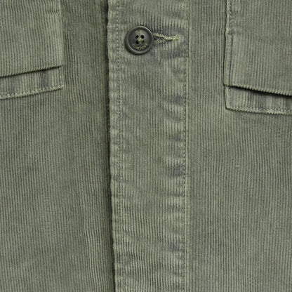C.P. Company Corduroy Lens Overshirt in Gunmetal
