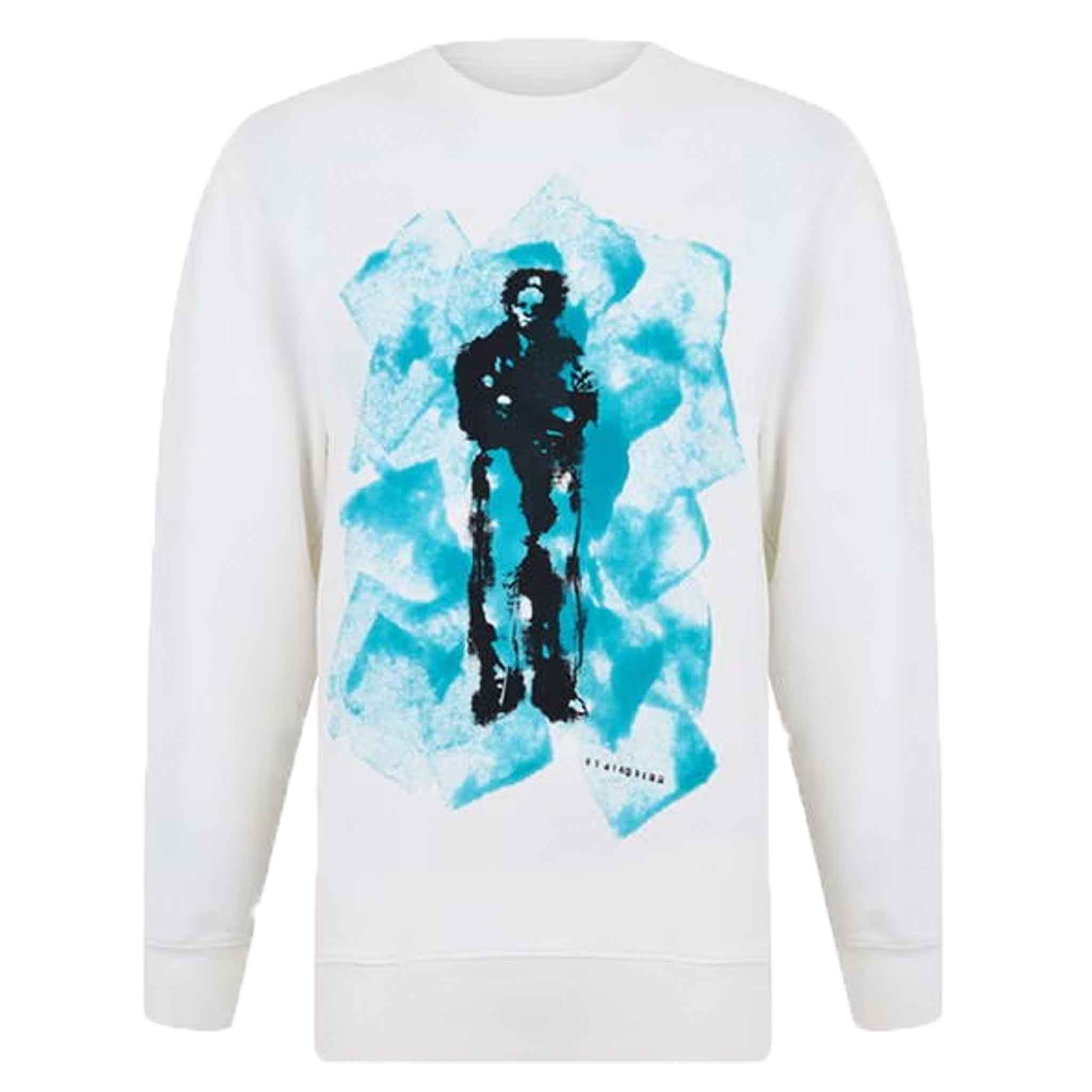 C.P. Company Cotton Fleece Turquoise Sailor Man Sweatshirt in Gauze WhiteSweatshirtsC.P. CompanyDPUSXSC.P. Company Cotton Fleece Turquoise Sailor Man Sweatshirt in Gauze White