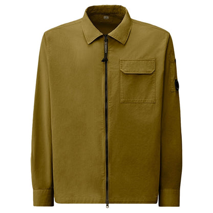 [C.P. Company] Cotton Gabardine OvershirtC.P. CompanyDPUS Designer Outlet7622792737358Dried HerbS[C.P. Company] Cotton Gabardine Overshirt