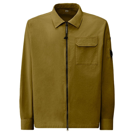 [C.P. Company] Cotton Gabardine OvershirtC.P. CompanyDPUS Designer Outlet7622792737358Dried HerbS[C.P. Company] Cotton Gabardine Overshirt