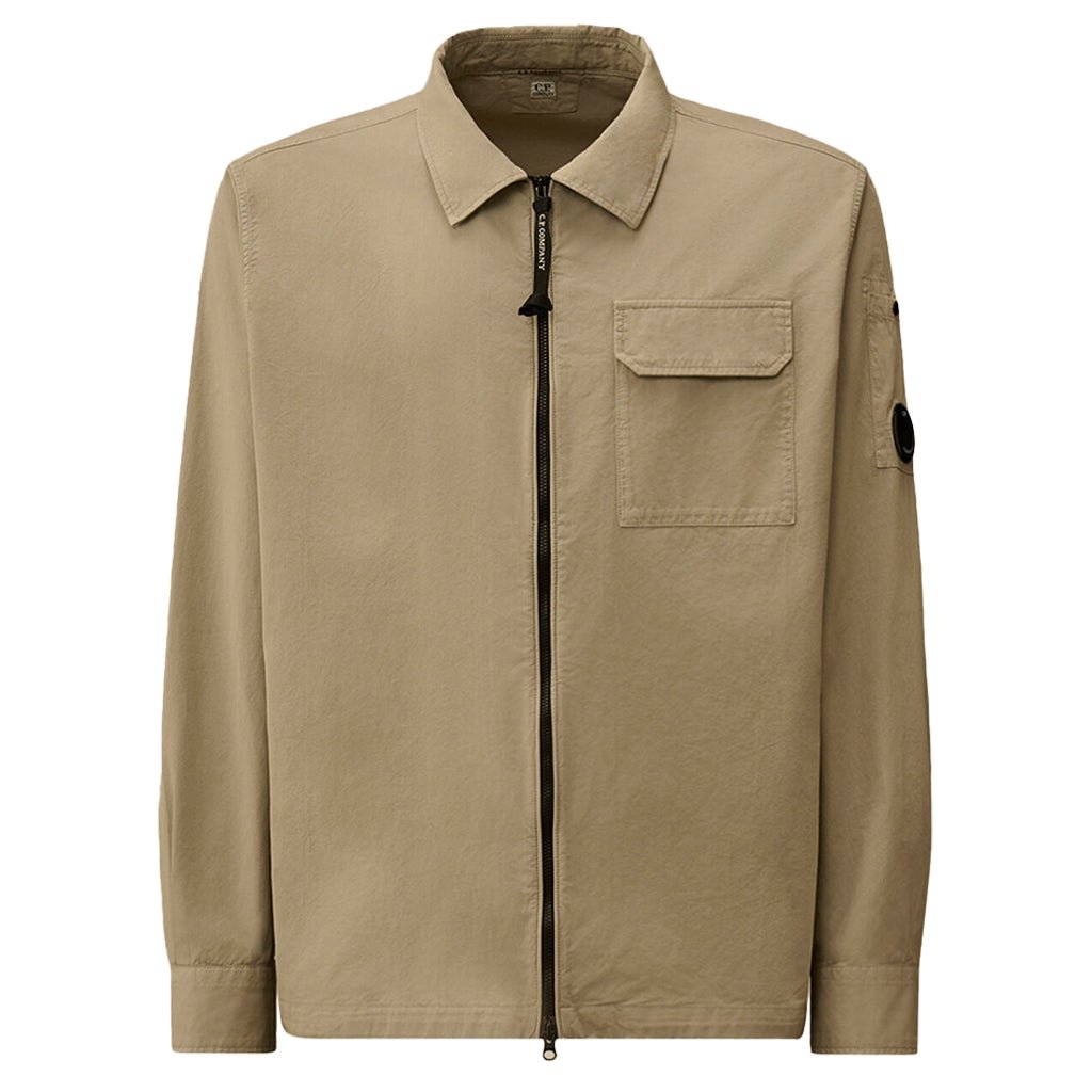 [C.P. Company] Cotton Gabardine OvershirtC.P. CompanyDPUS Designer Outlet7622792737563DoveS[C.P. Company] Cotton Gabardine Overshirt