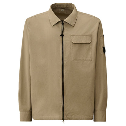 [C.P. Company] Cotton Gabardine OvershirtC.P. CompanyDPUS Designer Outlet7622792737563DoveS[C.P. Company] Cotton Gabardine Overshirt