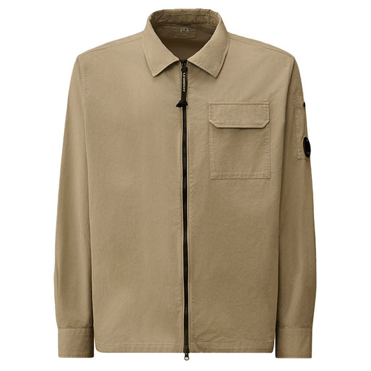 [C.P. Company] Cotton Gabardine OvershirtC.P. CompanyDPUS Designer Outlet7622792737563DoveS[C.P. Company] Cotton Gabardine Overshirt