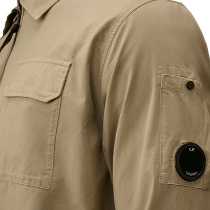 [C.P. Company] Cotton Gabardine OvershirtC.P. CompanyDPUS Designer Outlet7622792737563DoveS[C.P. Company] Cotton Gabardine Overshirt