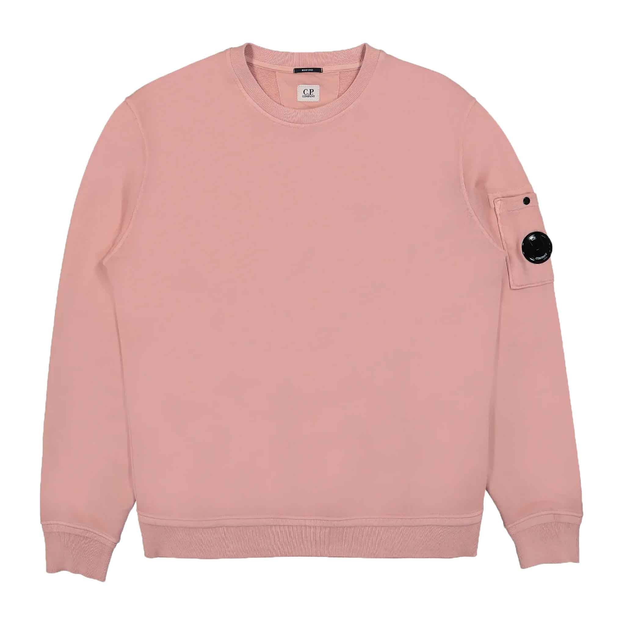 C.P. Company Cotton Resist Dyed Sweatshirt in Pale MauveSweatshirtsC.P. CompanyDPUSXSC.P. Company Cotton Resist Dyed Sweatshirt in Pale Mauve