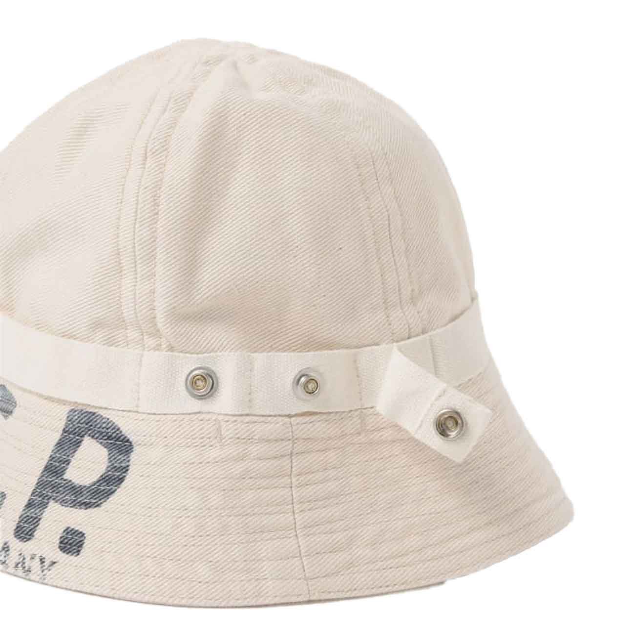 C.P. Company Cotton Twill Bucket Hat in EcruHatsC.P. CompanyDPUS7620943690255MC.P. Company Cotton Twill Bucket Hat in Ecru