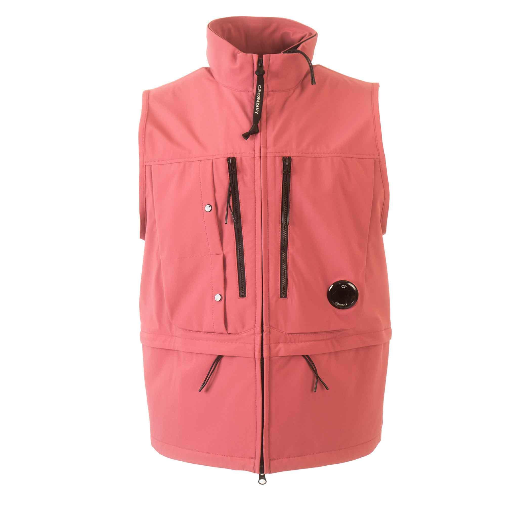 C.P. Company CP Shell - R Vest in Red BudCoats & JacketsC.P. CompanyDPUS Designer Outlet762094371451744C.P. Company CP Shell - R Vest in Red Bud