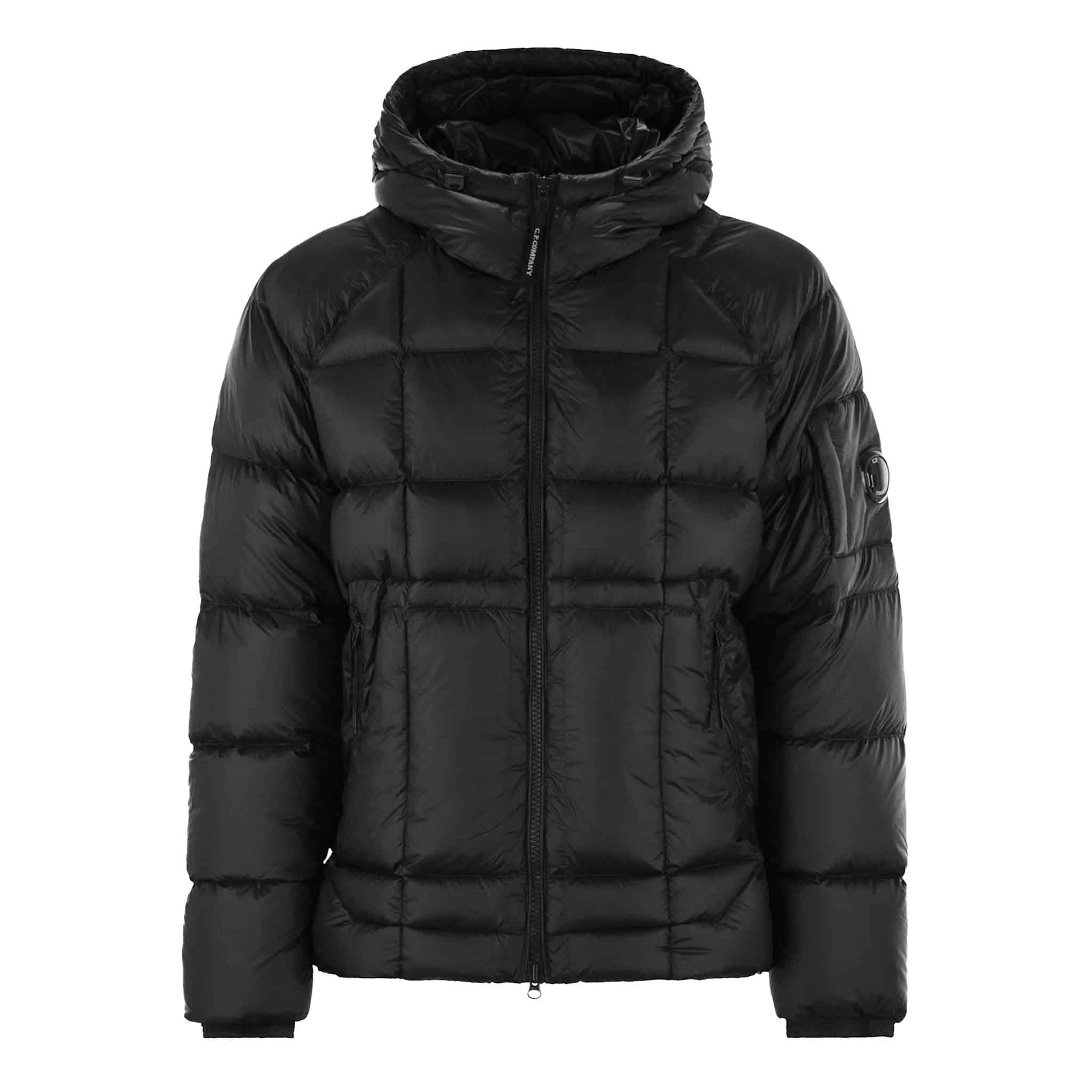 C.P. Company D.D. Shell Hooded Medium Down Jacket in BlackCoats & JacketsC.P. CompanyDPUS Designer OutletSC.P. Company D.D. Shell Hooded Medium Down Jacket in Black