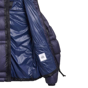 C.P. Company D.D. Shell Hooded Medium Down Jacket in Estate BlueCoats & JacketsC.P. CompanyDPUS Designer Outlet7620943952247SC.P. Company D.D. Shell Hooded Medium Down Jacket in Estate Blue