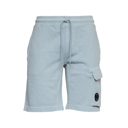 [C.P. Company] Diagonal Raised Fleece Cargo Lens SweatshortsShortsC.P. CompanyDPUS Designer Outlet7622792756182Silver BlueS[C.P. Company] Diagonal Raised Fleece Cargo Lens Sweatshorts