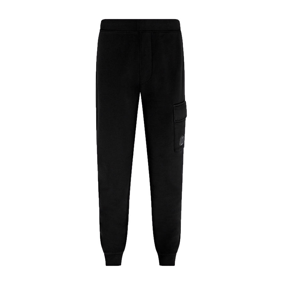 C.P. Company Diagonal Raised Fleece Cargo Sweatpants in BlackSweatpantsC.P. CompanyDPUS7620943938746SC.P. Company Diagonal Raised Fleece Cargo Sweatpants in Black