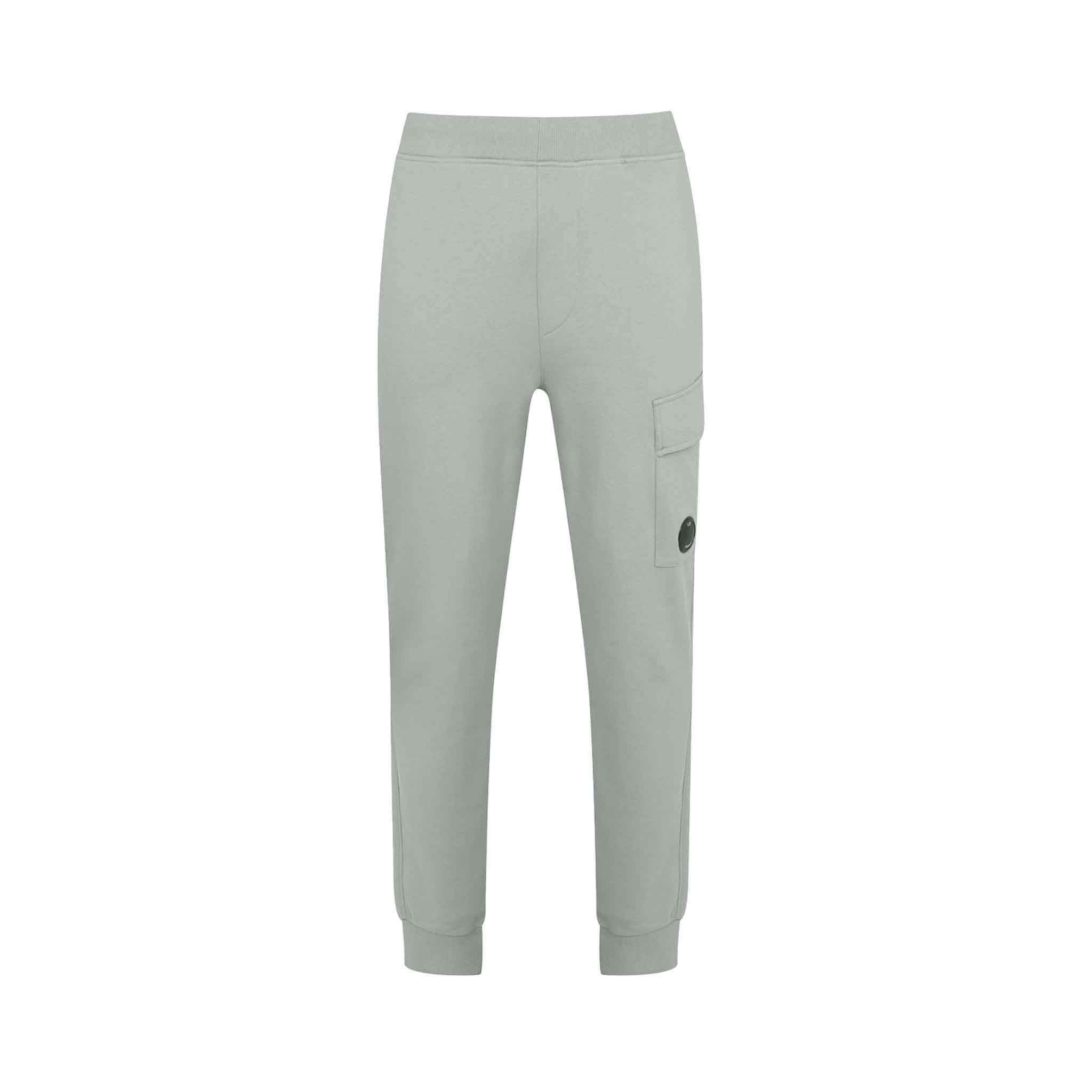 C.P. Company Diagonal Raised Fleece Cargo Sweatpants in Drizzle GreySweatpantsC.P. CompanyDPUS7620943680690XSC.P. Company Diagonal Raised Fleece Cargo Sweatpants in Drizzle Grey