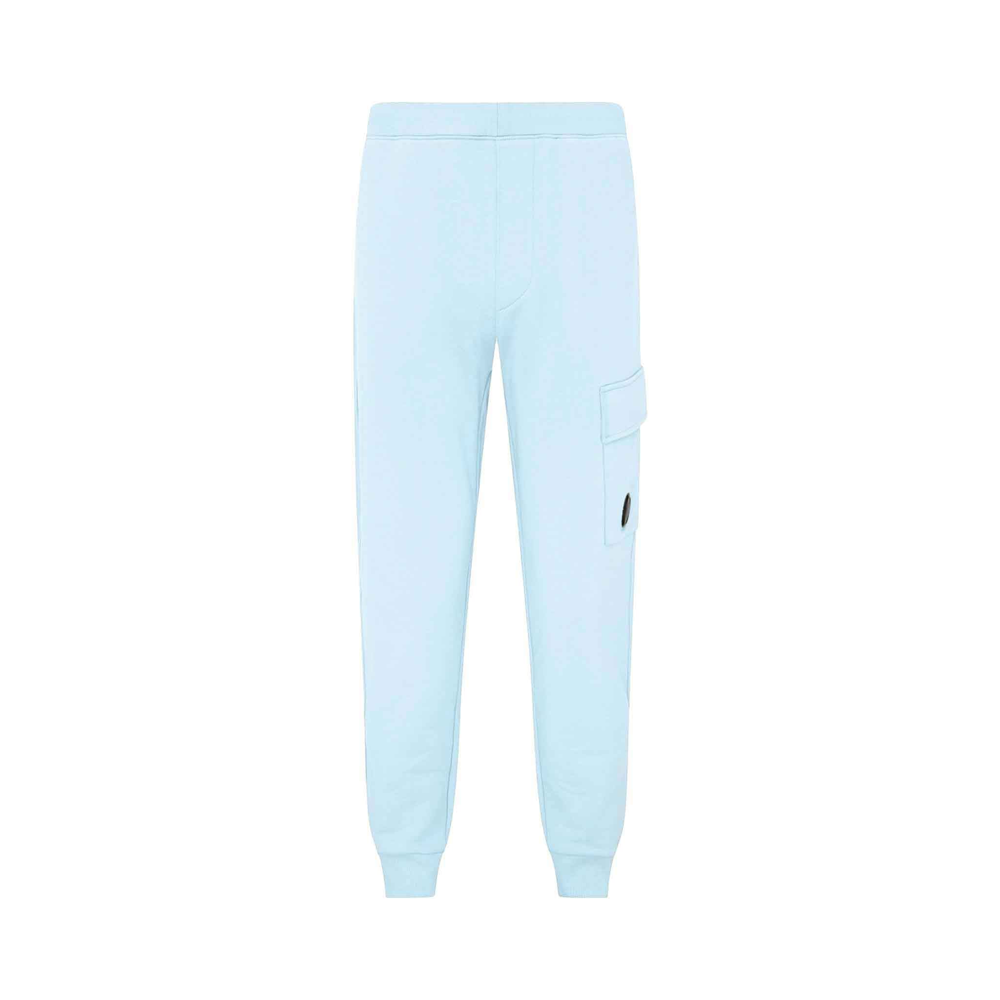 C.P. Company Diagonal Raised Fleece Cargo Sweatpants in Starlight BlueSweatpantsC.P. CompanyDPUS7620943738001XSC.P. Company Diagonal Raised Fleece Cargo Sweatpants in Starlight Blue