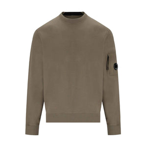 C.P. Company Diagonal Raised Fleece Crew Neck Lens Sweatshirt in Walnut - BeigeSweatshirtsC.P. CompanyDPUS Designer Outlet7620943900484SC.P. Company Diagonal Raised Fleece Crew Neck Lens Sweatshirt in Walnut - Beige