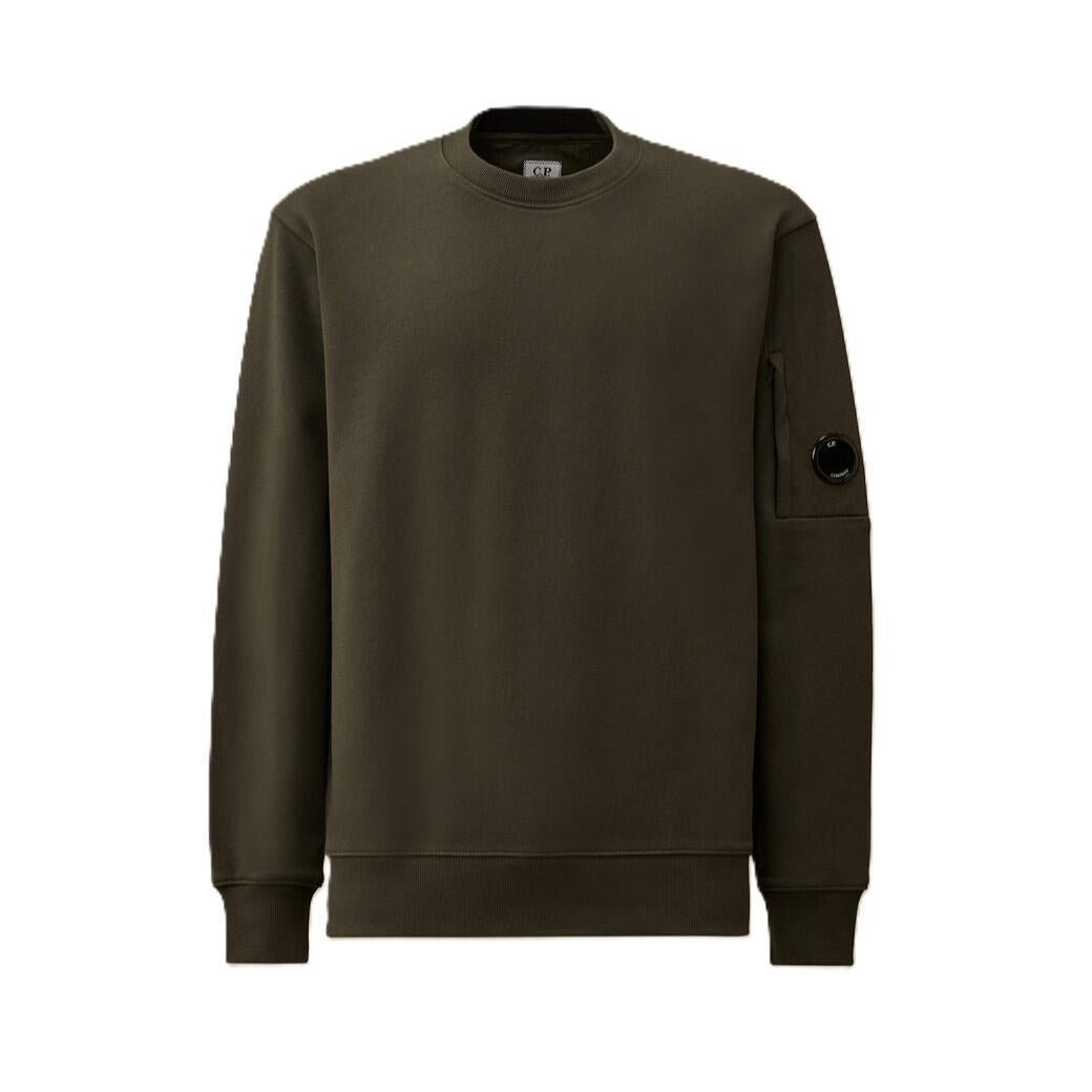 C.P. Company Diagonal Raised Fleece Crewneck Sweatshirts In Dark ShadowSweatshirtsC.P. CompanyDPUS Designer OutletXSC.P. Company Diagonal Raised Fleece Crewneck Sweatshirts In Dark Shadow
