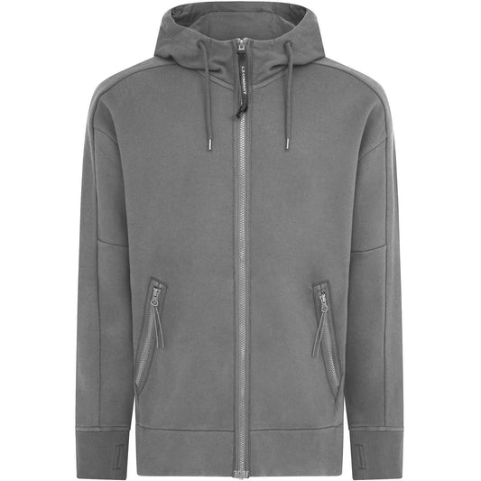 C.P. Company Diagonal Raised Fleece Full Zip Goggled Hoodie in Dark ShadowHoodies & Zip - UpsC.P. CompanyDPUS Designer Outlet7622792458321SC.P. Company Diagonal Raised Fleece Full Zip Goggled Hoodie in Dark Shadow