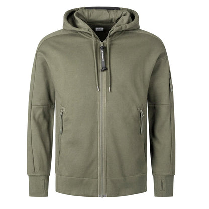 [C.P. Company] Diagonal Raised Fleece Full Zip Lens Hoodie in Fallen RockHoodies & Zip - UpsC.P. CompanyDPUS Designer Outlet7622792458390S[C.P. Company] Diagonal Raised Fleece Full Zip Lens Hoodie in Fallen Rock