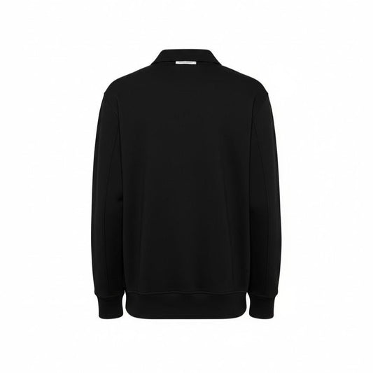C.P. Company Diagonal Raised Fleece Half Zip in BlackKnitwearC.P. CompanyDPUS Designer Outlet7622792454262SC.P. Company Diagonal Raised Fleece Half Zip in Black
