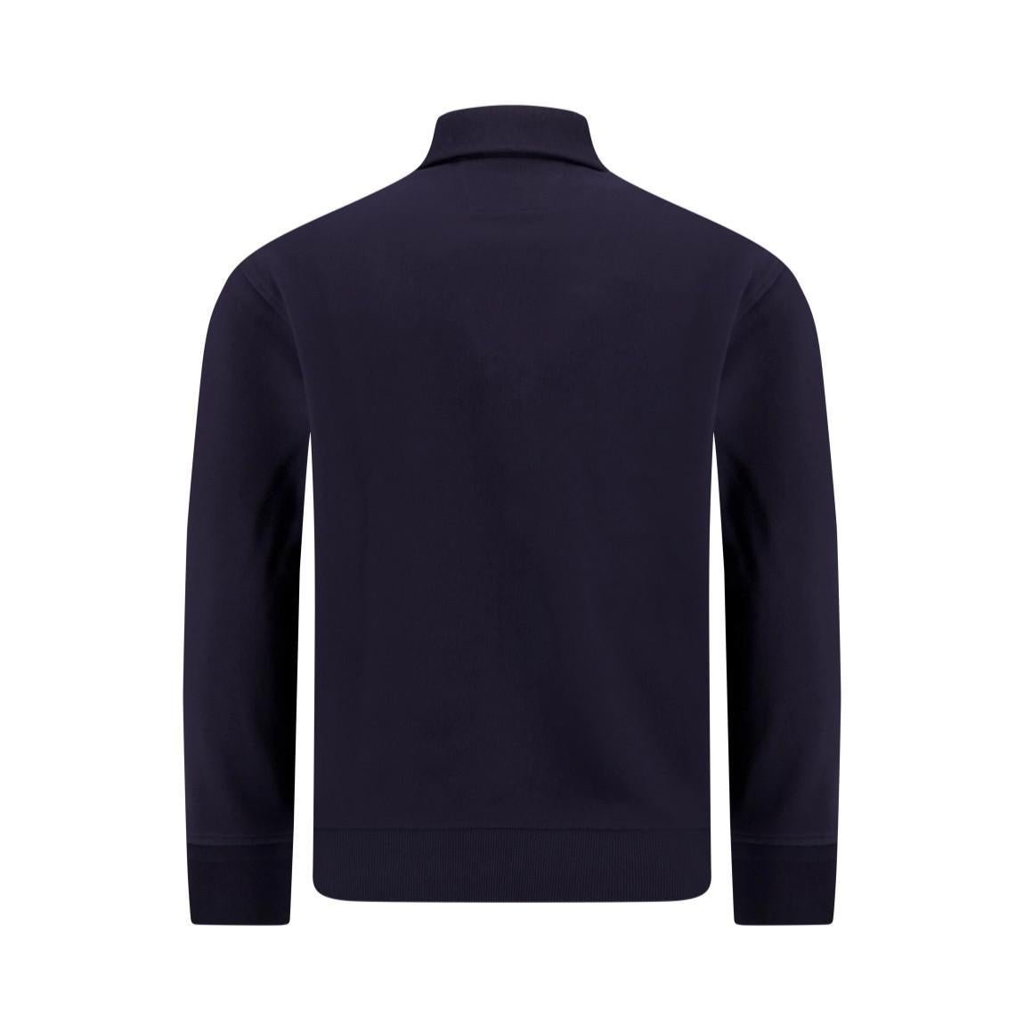 C.P. Company Diagonal Raised Fleece Half Zip in Total EclipseKnitwearC.P. CompanyDPUS Designer Outlet7622792454125SC.P. Company Diagonal Raised Fleece Half Zip in Total Eclipse