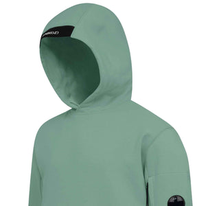 C.P. Company Diagonal Raised Fleece Hoodie in Green BayHoodiesC.P. CompanyDPUS7620943744071SC.P. Company Diagonal Raised Fleece Hoodie in Green Bay