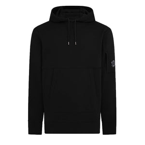 C.P. Company Diagonal Raised Fleece Lens Hooded Sweatshirt in BlackHoodiesC.P. CompanyDPUS7620943901467SC.P. Company Diagonal Raised Fleece Lens Hooded Sweatshirt in Black