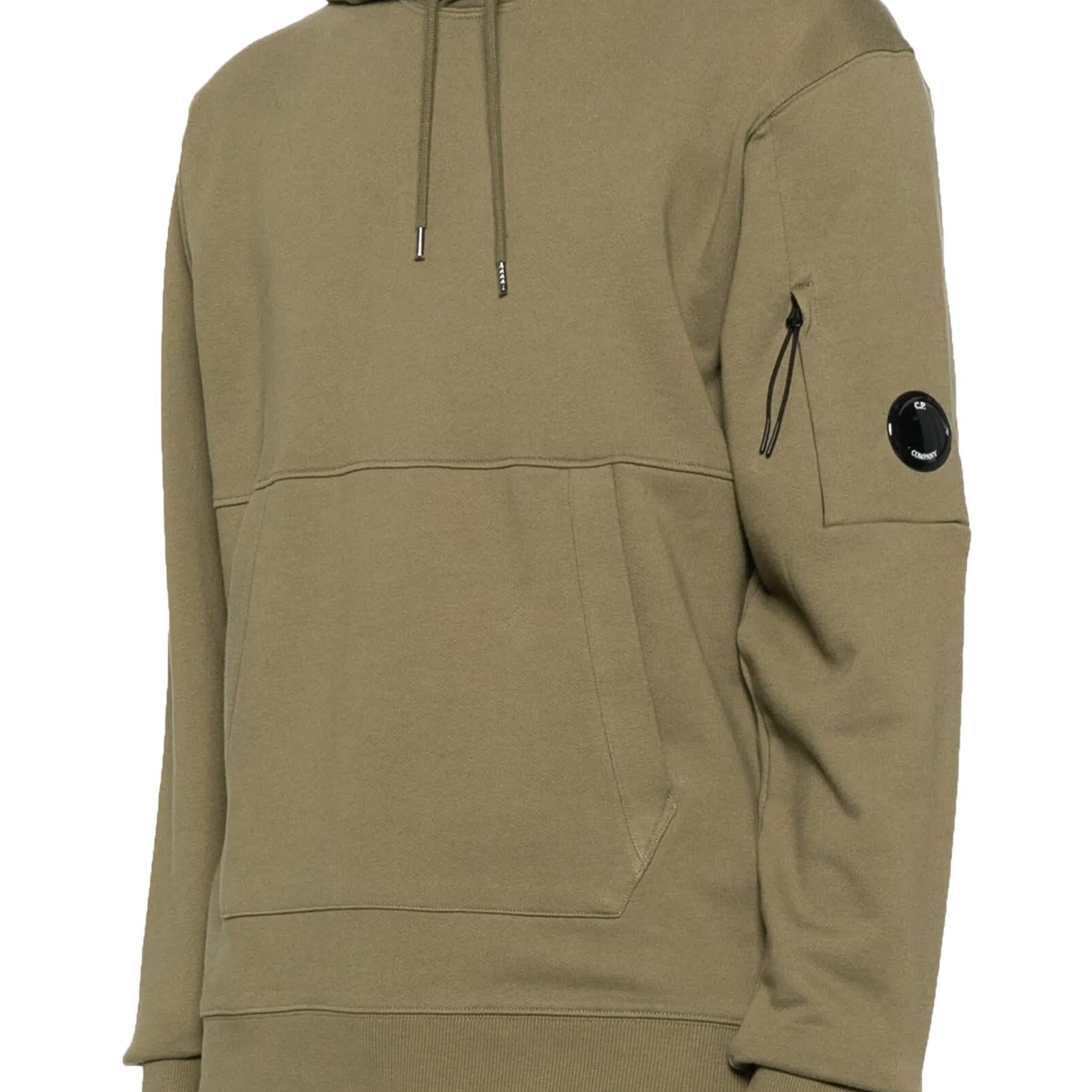 C.P. Company Diagonal Raised Fleece Lens Hooded Sweatshirt in CapersHoodies & Zip - UpsC.P. CompanyDPUS Designer Outlet7622792457836SC.P. Company Diagonal Raised Fleece Lens Hooded Sweatshirt in Capers