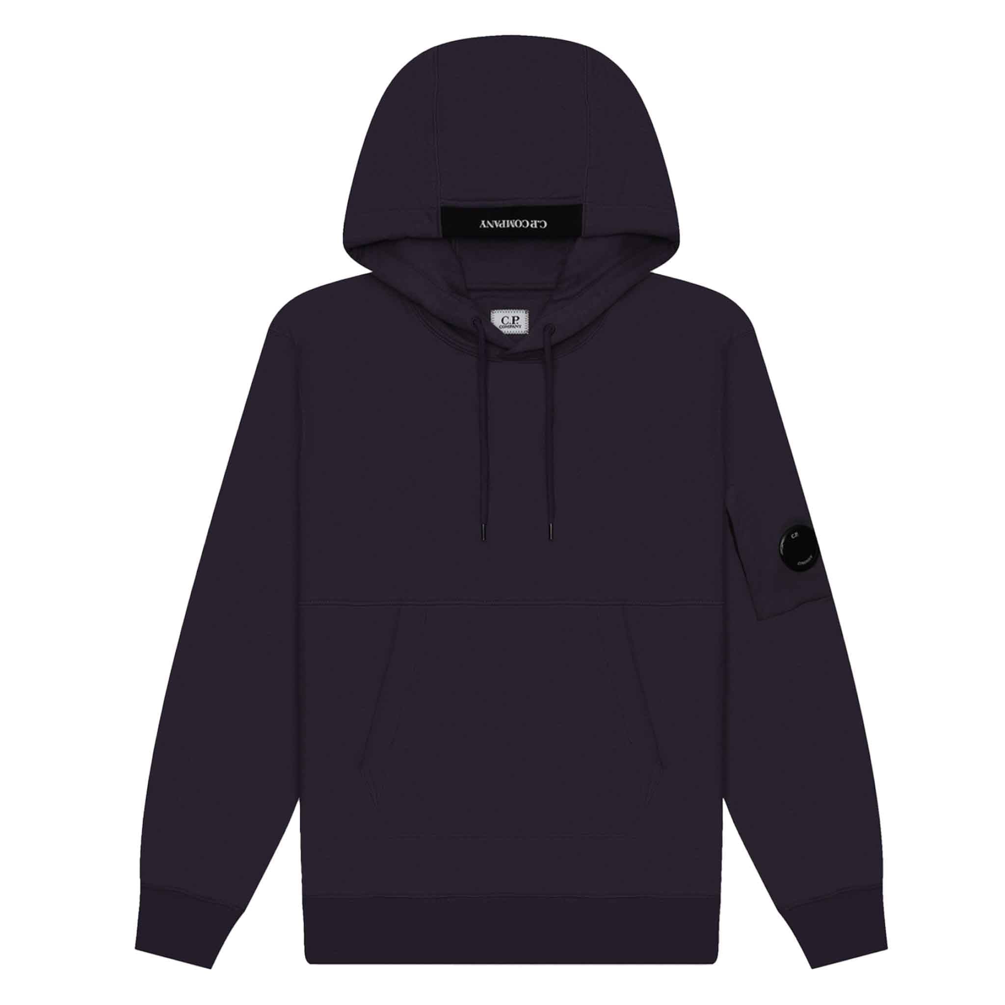 C.P. Company Diagonal Raised Fleece Lens Hooded Sweatshirt in Nightshade - PurpleHoodiesC.P. CompanyDPUS Designer Outlet7620943901320SC.P. Company Diagonal Raised Fleece Lens Hooded Sweatshirt in Nightshade - Purple