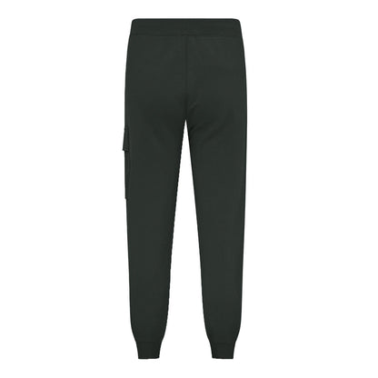 C.P. Company Diagonal Raised Fleece Lens Sweatpants in Dark Shadow