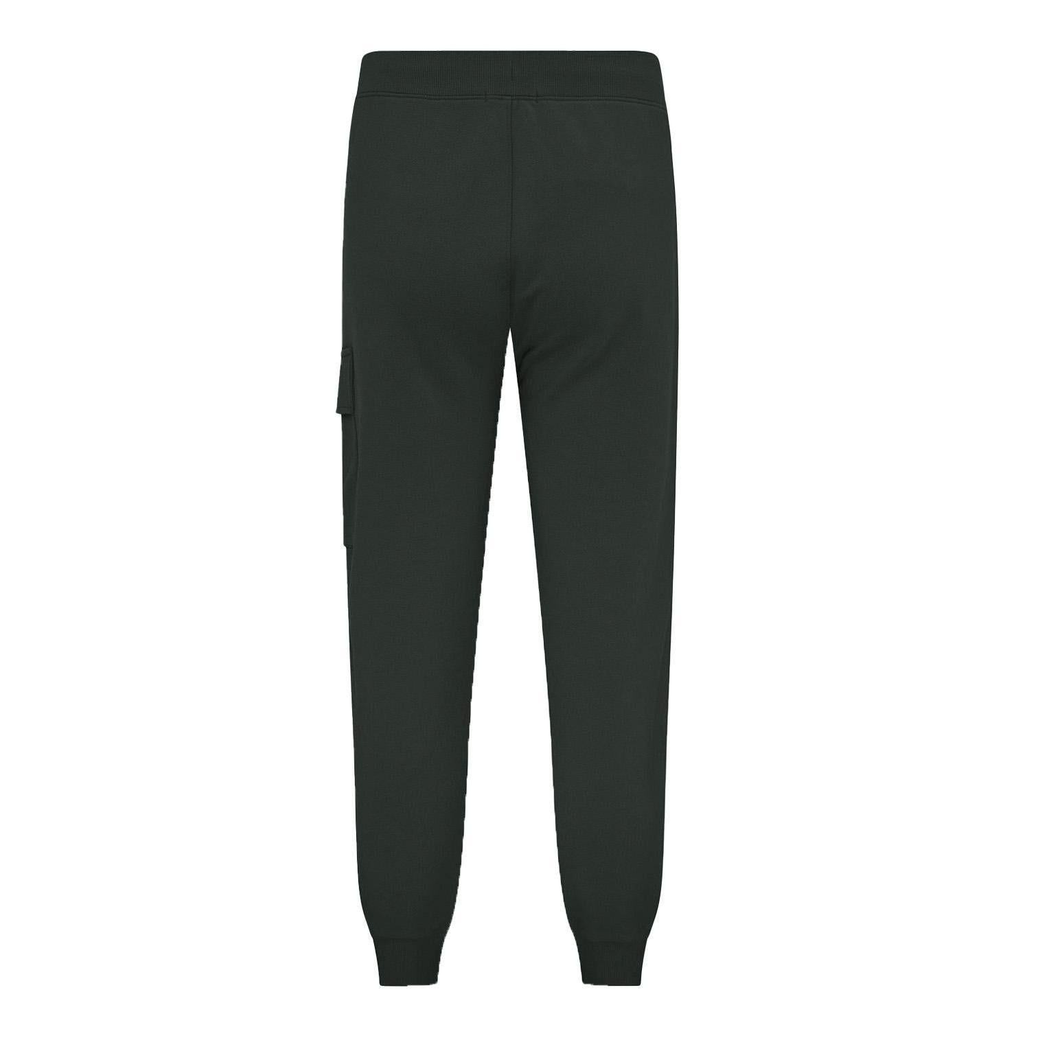 C.P. Company Diagonal Raised Fleece Lens Sweatpants in Dark Shadow