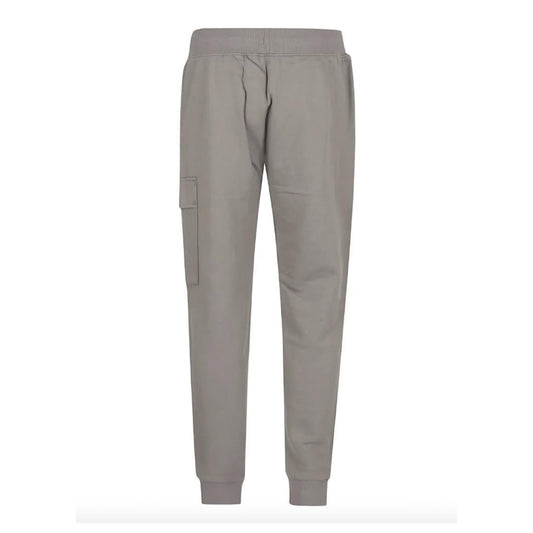 C.P. Company Diagonal Raised Fleece Lens Sweatpants in Fungi Grey
