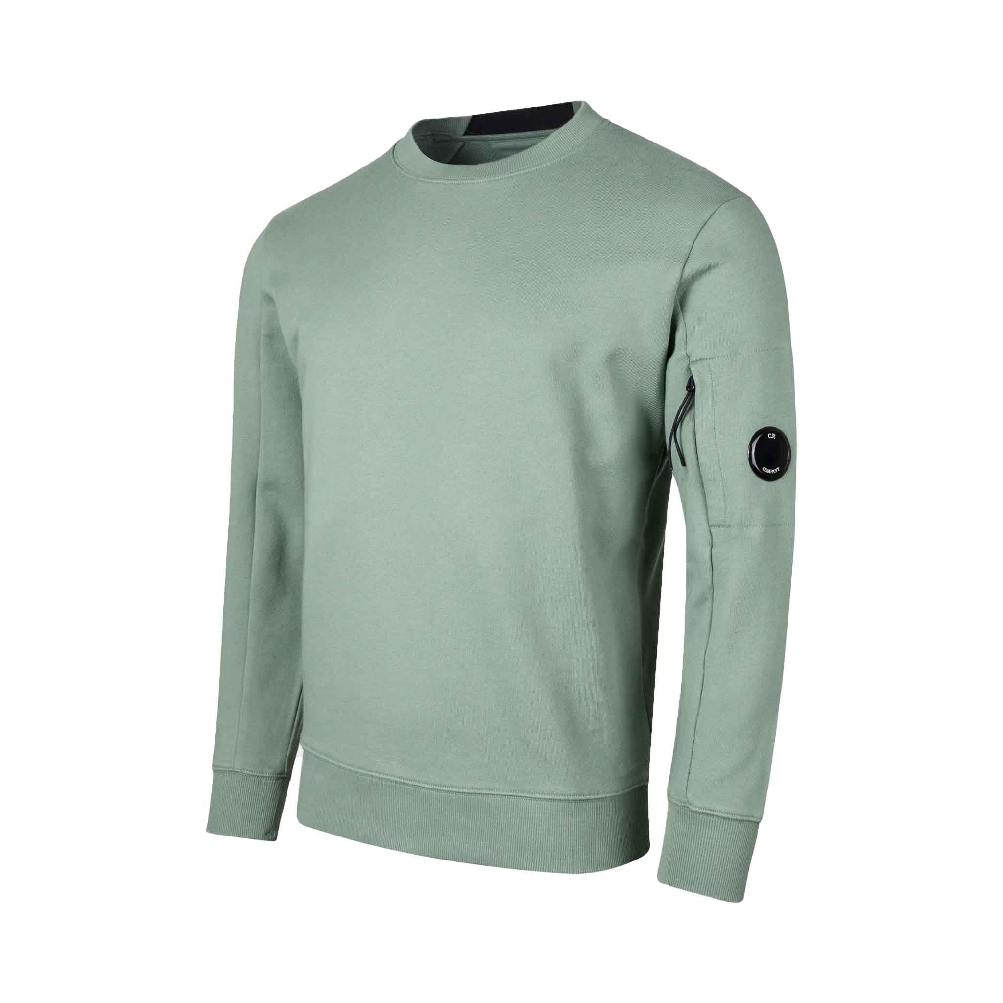 C.P. Company Diagonal Raised Fleece Sweatshirt in Green BayHoodiesC.P. CompanyDPUS7620943743371SC.P. Company Diagonal Raised Fleece Sweatshirt in Green Bay