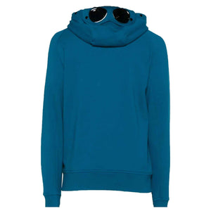 C.P. Company Diagonal Raised Fleece Zip - Up Goggle Hoodie in Ink BlueHoodiesC.P. CompanyDPUSXSC.P. Company Diagonal Raised Fleece Zip - Up Goggle Hoodie in Ink Blue