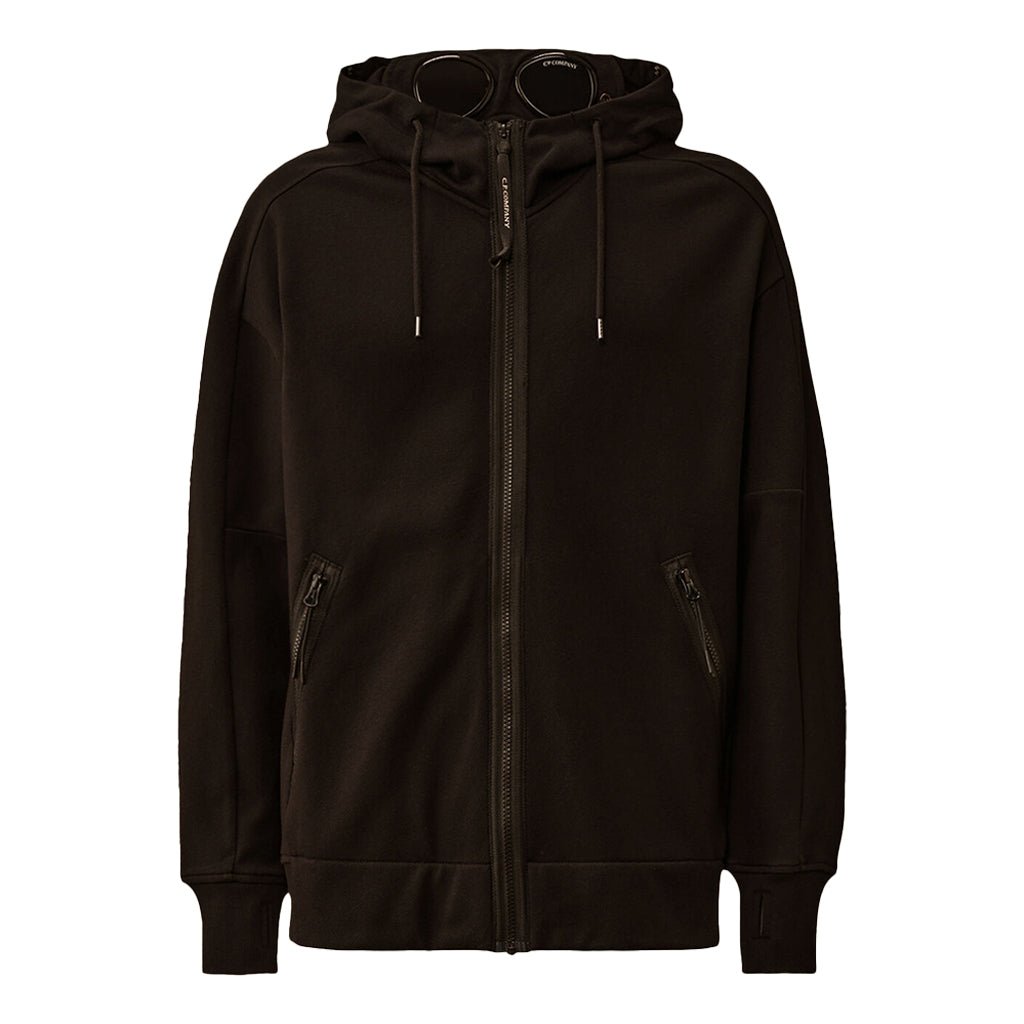 [C.P. Company] Diagonal Raised Fleece Zipped Google Hooded SweatshirtHoodies & Zip - UpsC.P. CompanyDPUS Designer Outlet7622792397958BlackXS[C.P. Company] Diagonal Raised Fleece Zipped Google Hooded Sweatshirt