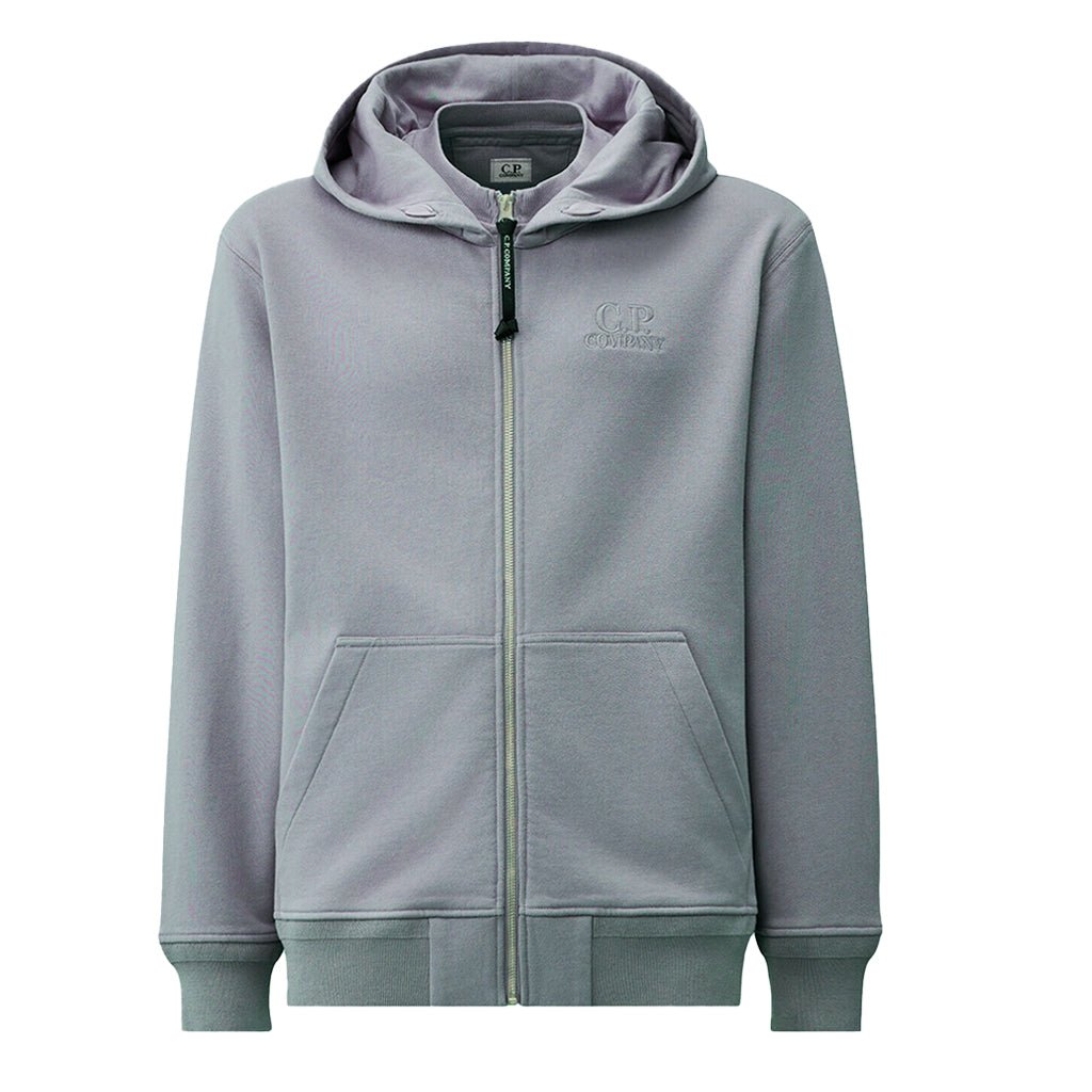 [C.P. Company] Diagonal Raised Fleece Zipped Logo Hooded SweatshirtHoodies & Zip - UpsC.P. CompanyDPUS Designer Outlet7622792761155Silver BlueS[C.P. Company] Diagonal Raised Fleece Zipped Logo Hooded Sweatshirt