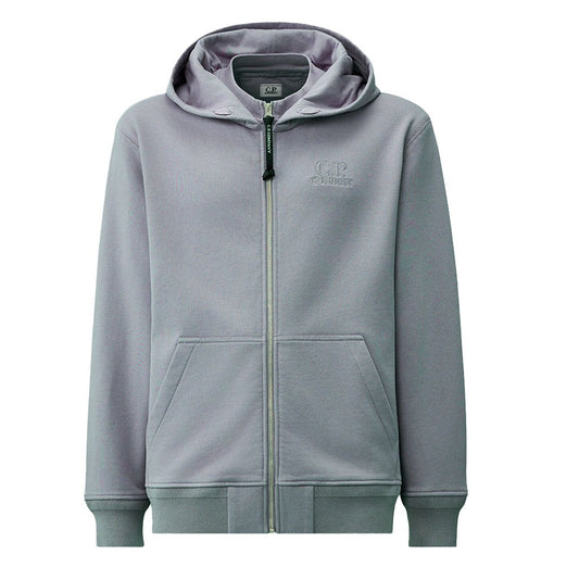 [C.P. Company] Diagonal Raised Fleece Zipped Logo Hooded SweatshirtHoodies & Zip - UpsC.P. CompanyDPUS Designer Outlet7622792761155Silver BlueS[C.P. Company] Diagonal Raised Fleece Zipped Logo Hooded Sweatshirt